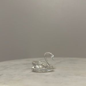 Vintage Swarovski Miniature Retired Swan Crystal Figurine